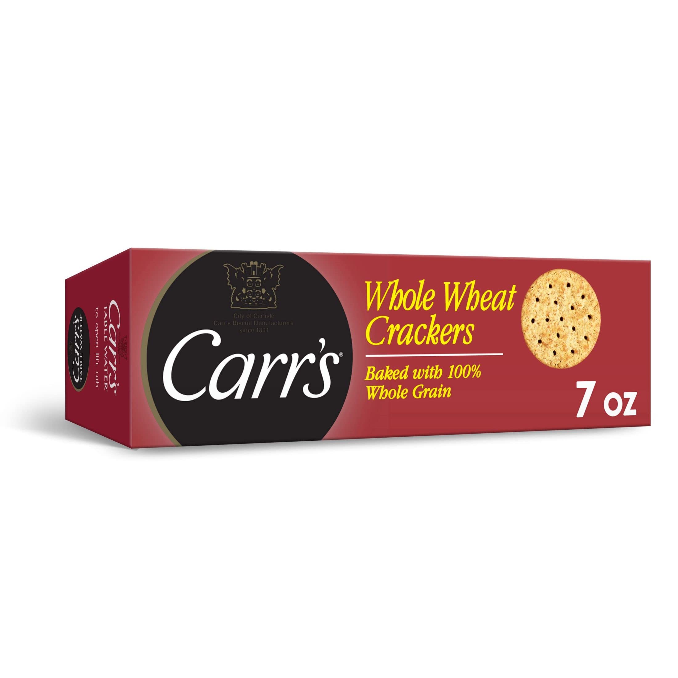Carr's Crackers Whole Wheat Grain Crackers 7oz 12ct