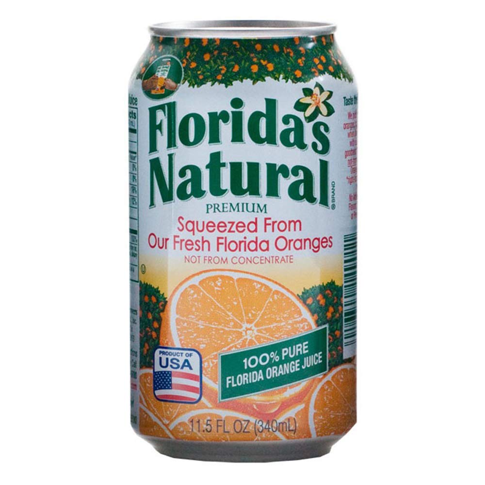 Florida's Natural 100% Orange Juice 11.5 Fl Oz Can