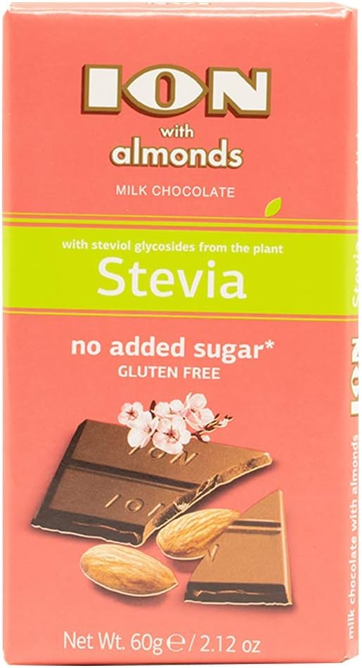 Ion Chocolate w/almonds - no added sugar 60g