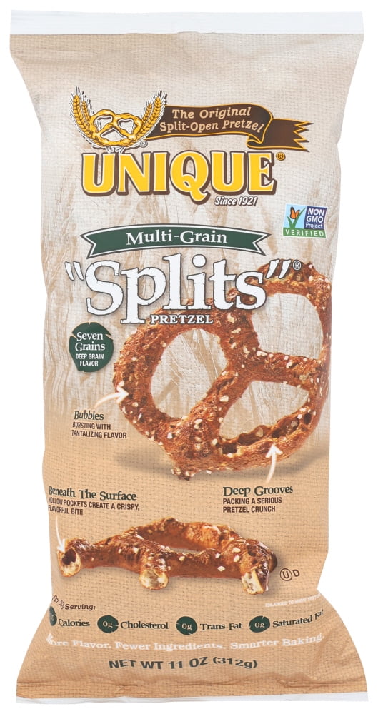 Unique Multi-Grain "Splits" Pretzels 11 Oz