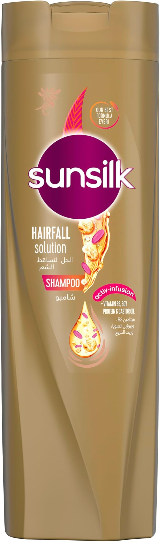 Wholesale Sunsilk Hair Fall Solution Shampoo 400ml (Beige)- Bulk