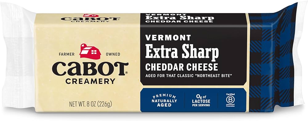 Cabot Extra Sharp White Cheddar Cheese Bar 8 oz