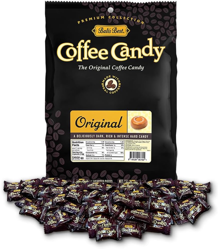 Wholesale Bali’S Best Coffee Candy 2.2 lb Bag- Bulk
