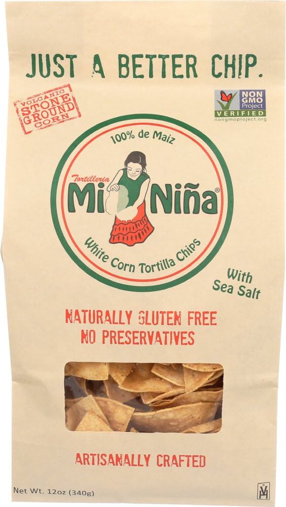 Wholesale Mi Nina White Corn Tortilla Chip 12 oz-9ct Case Bulk