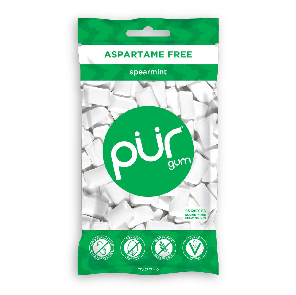 Wholesale Pur Gum Spearmint 2.72 Oz Bag- Bulk