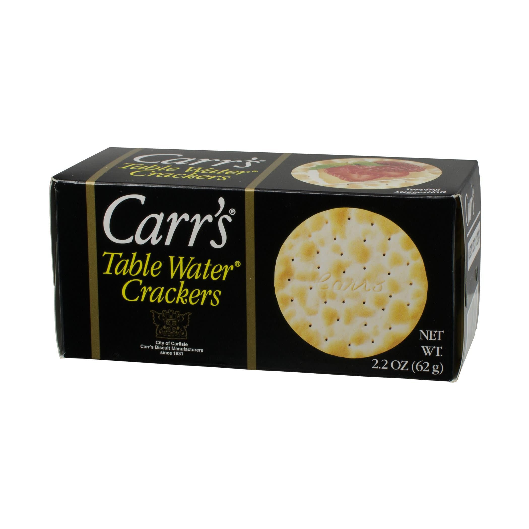 Carr's Table Water Crackers, Original 2.2 oz