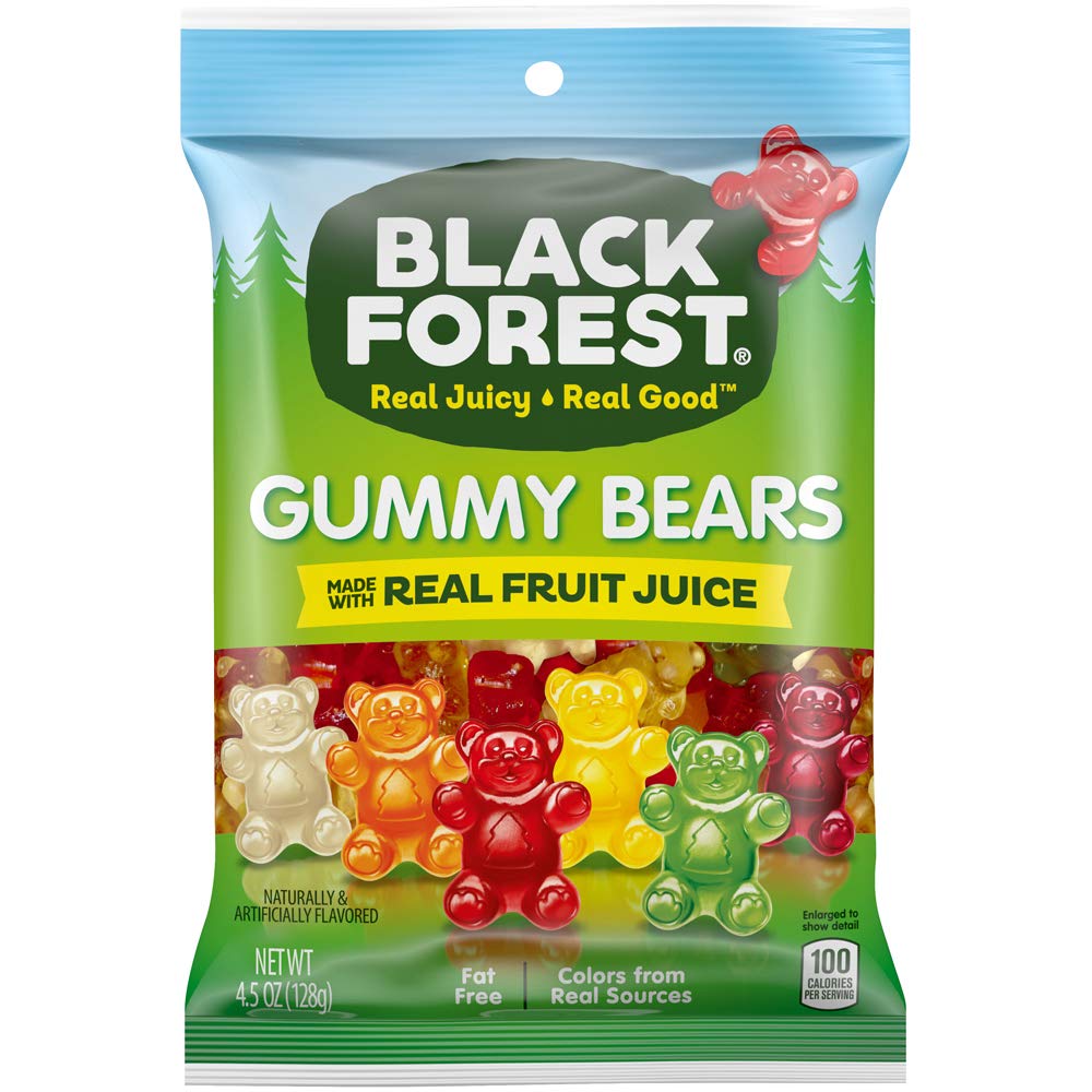 Black Forest Candy Gummy Bears 4.5 Oz Bag