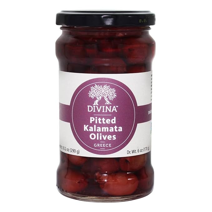 Divina Pitted Kalamata Olives 80oz jar