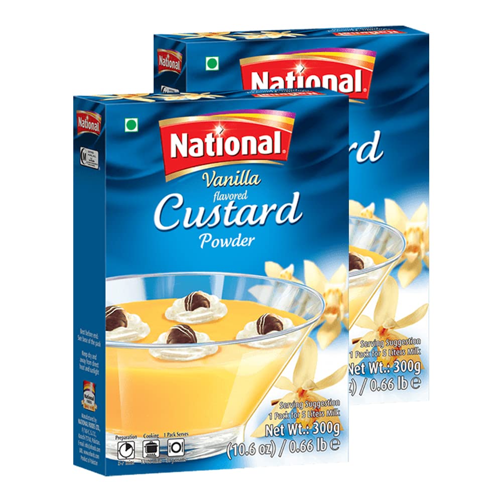 Wholesale National Custard Powder 300g-12 Ct Case Bulk