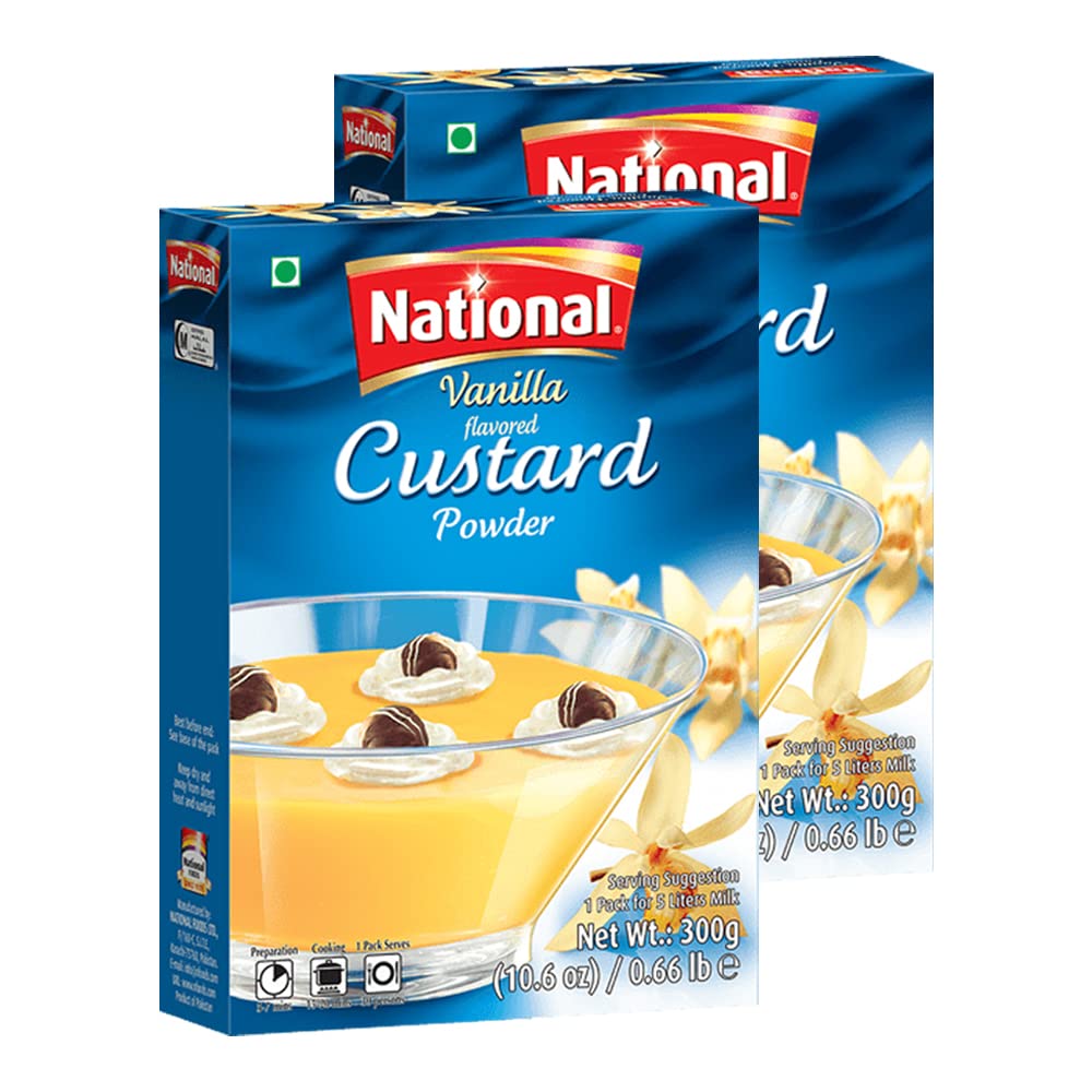Wholesale National Custard Powder 300g- Bulk