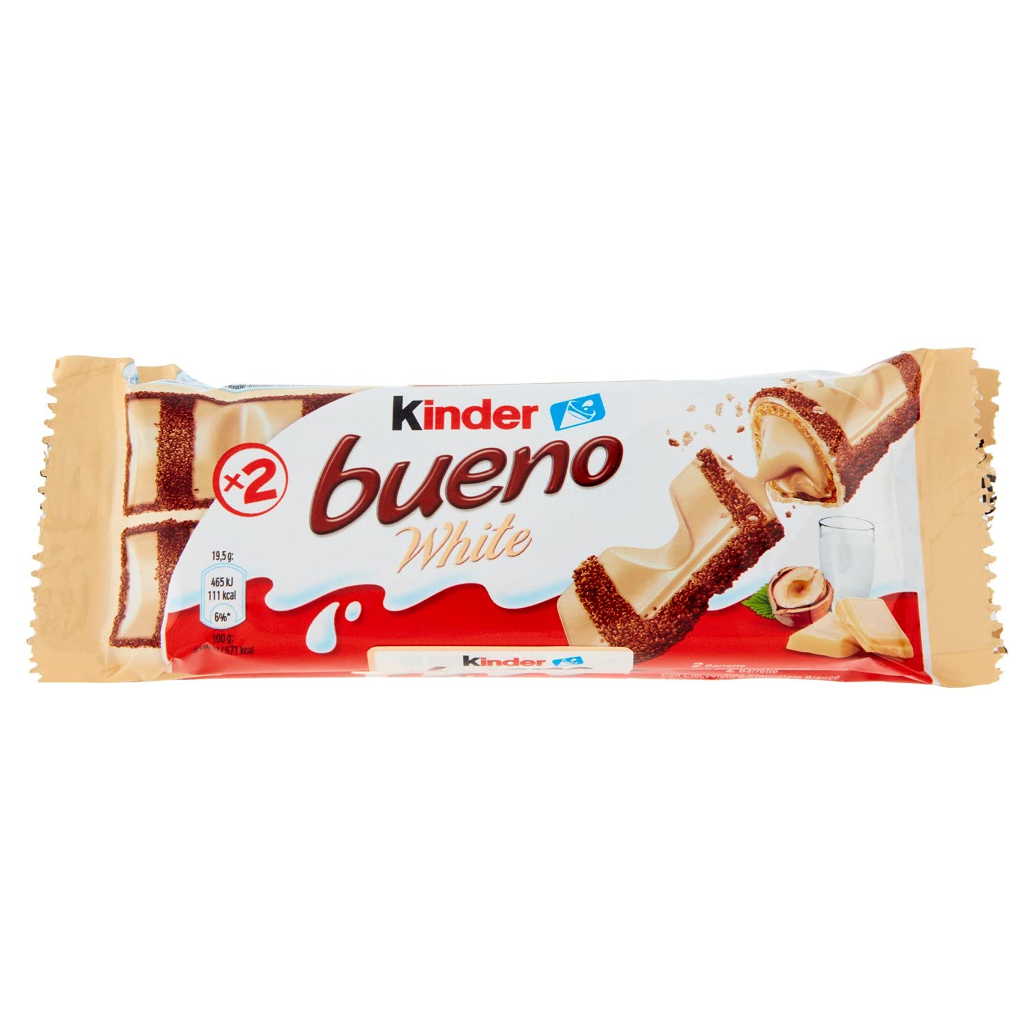 Kinder Bueno White Chocolate Bars 39g