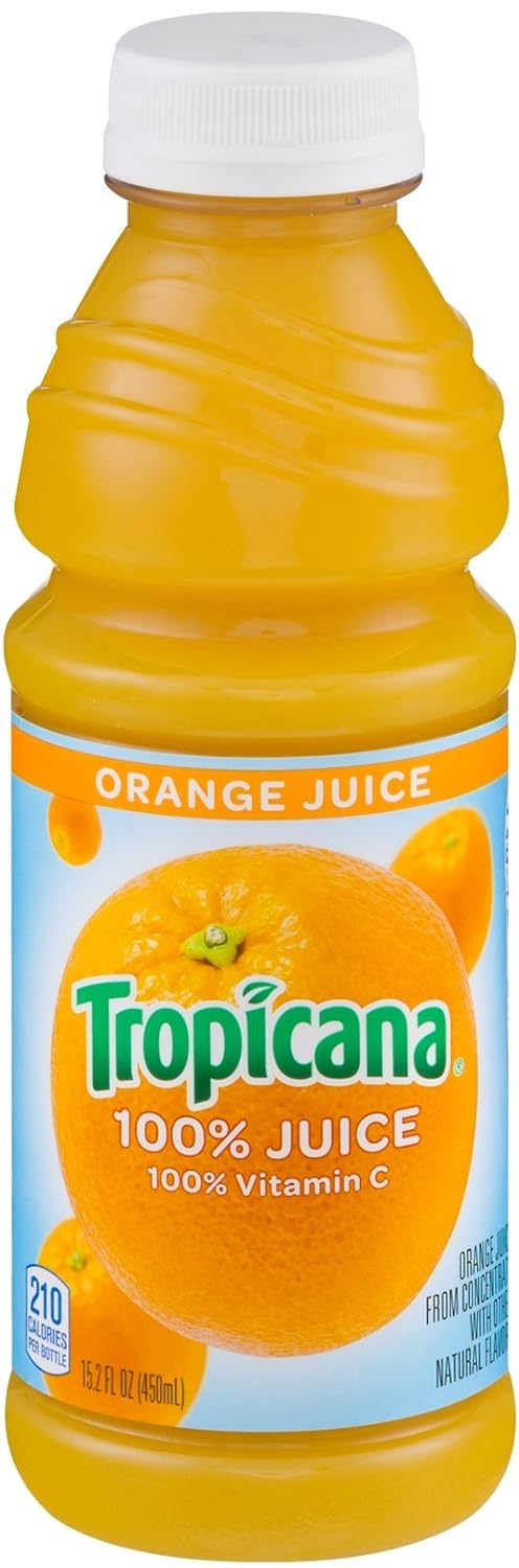 Tropicana 100% Orange Juice 15.2 Fl Oz Bottle