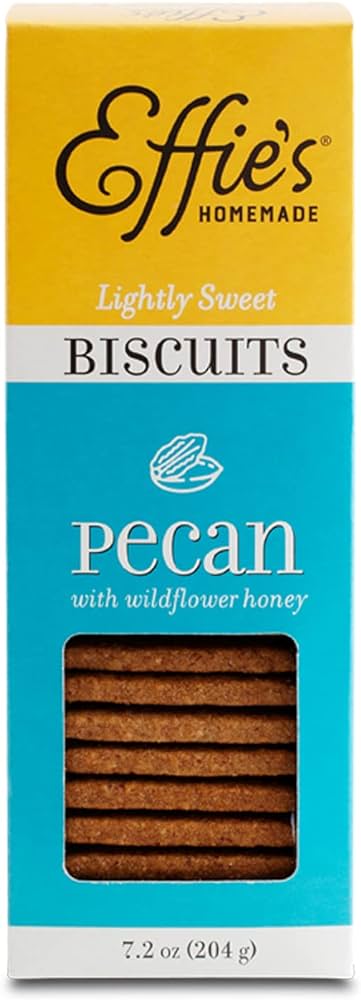 Wholesale Effie's Pecan Biscuits 7.2 oz-12ct Case Bulk