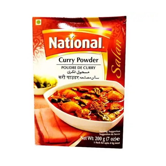 Wholesale National Curry Powder 200g-12 Ct Case Bulk