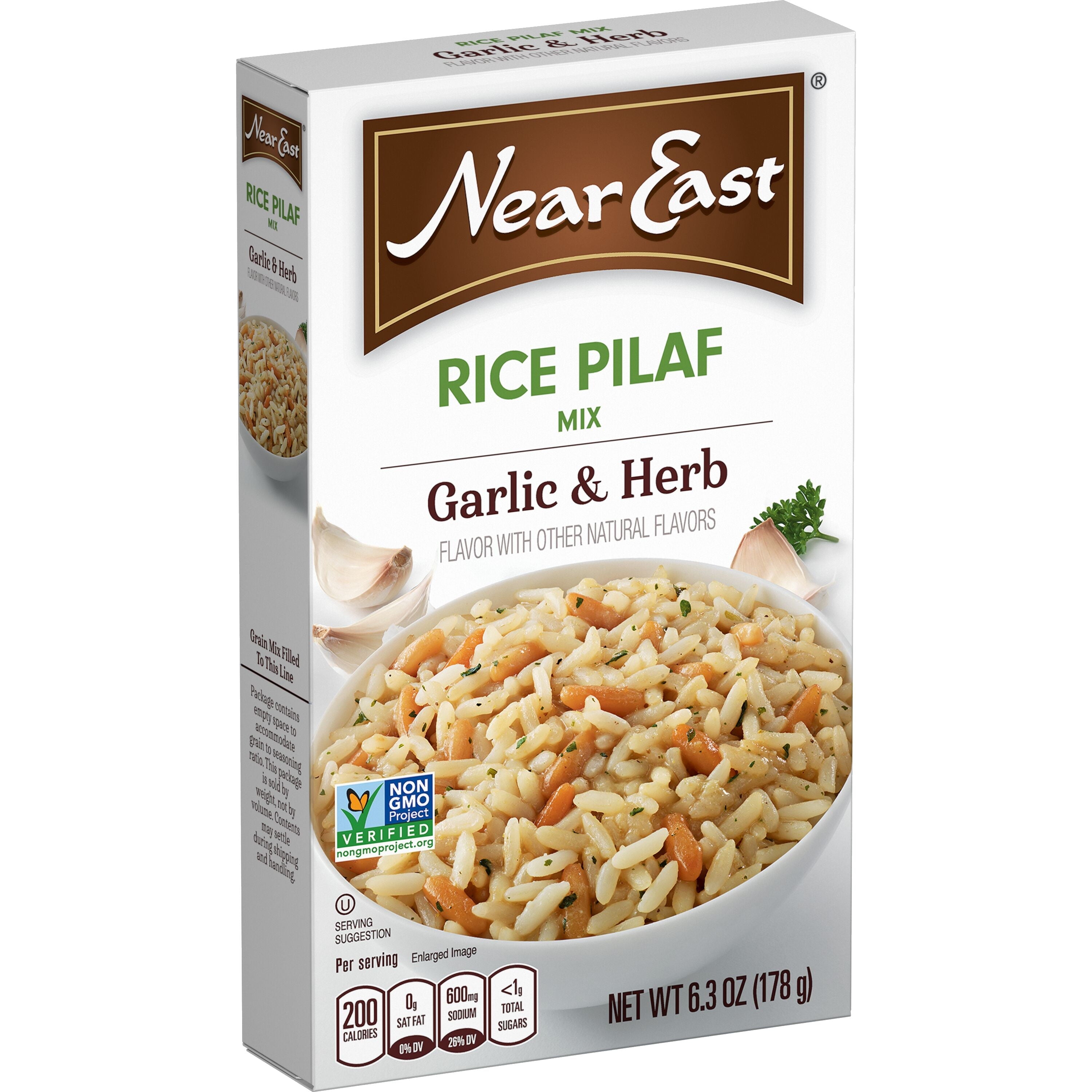 Near East Garlic & Herb Rice Pilaf Mix 6.3 Oz