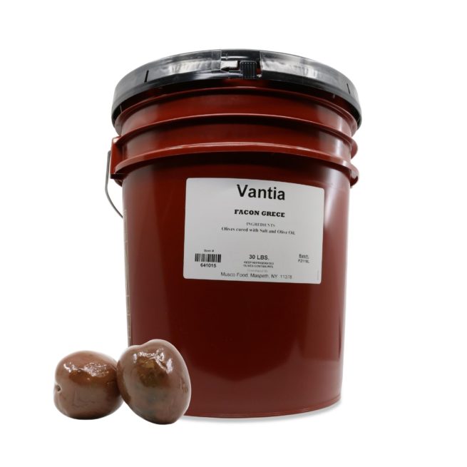Wholesale Vantia Greek Olives 28 lb- Bulk