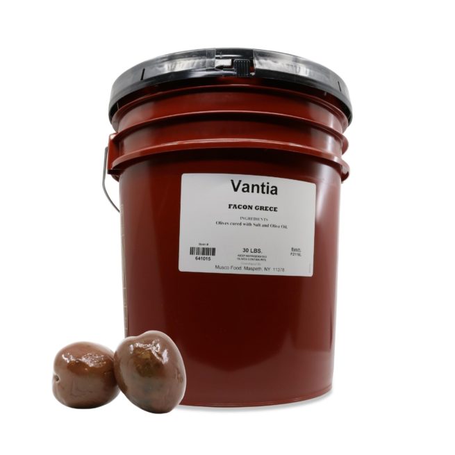 Wholesale Vantia Greek Olives 28.5 LB-1 Ct Case Bulk