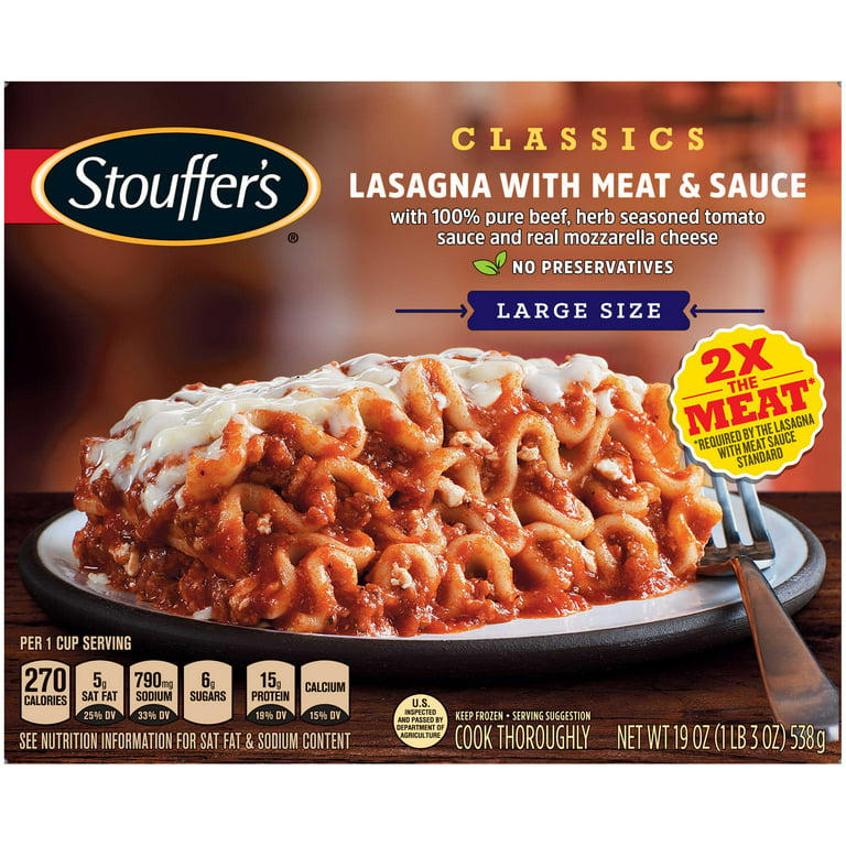 Stouffer Lasagna Single Serve Frozen