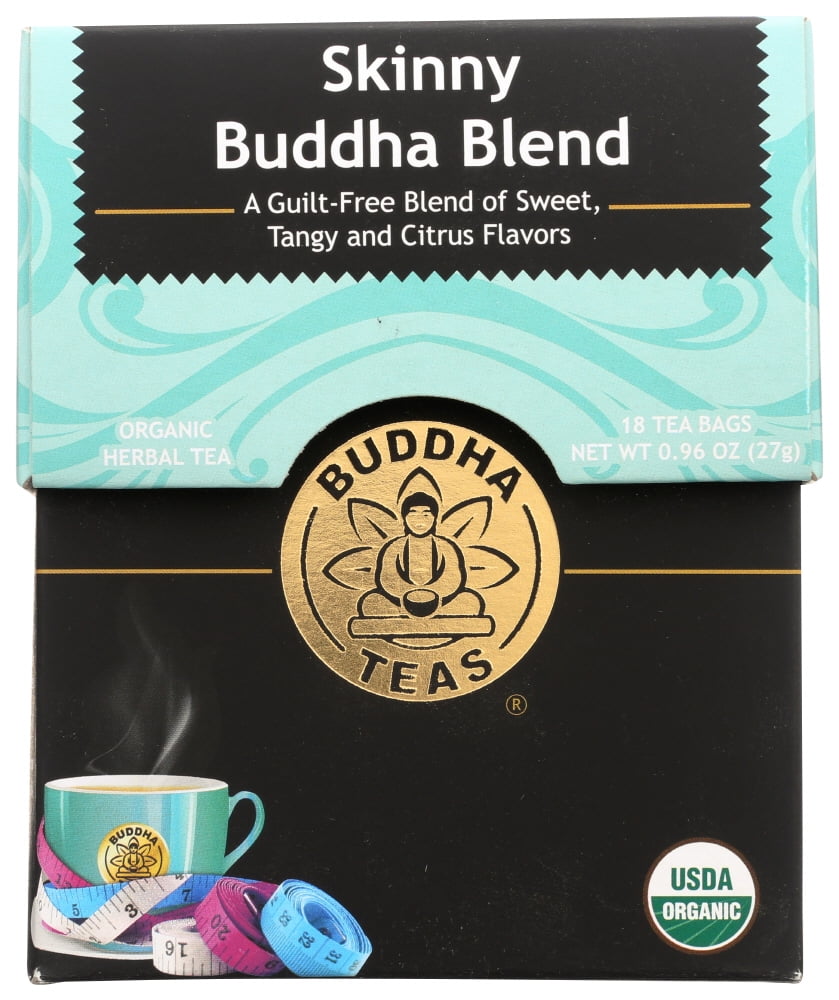 Buddha Teas Tea Leaves & Bags Skinny Buddha Blend Tea 18 Bags Box