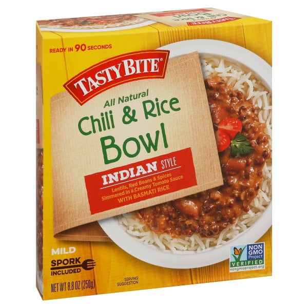 Tasty Bite Chili and Rice Bowls 8.8 Oz