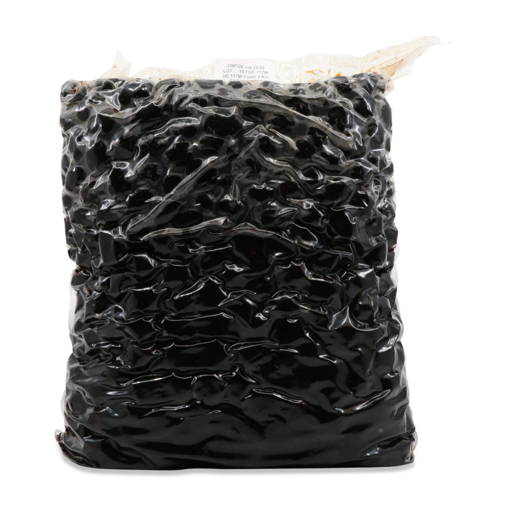 Wholesale Vantia Moroccan Oil Cured Pitted Olives 26/29 10 lb- Bulk