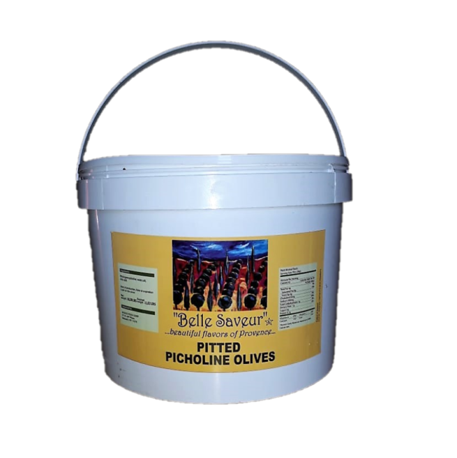 B Saveur Pitted Picholine Olives 5 KG