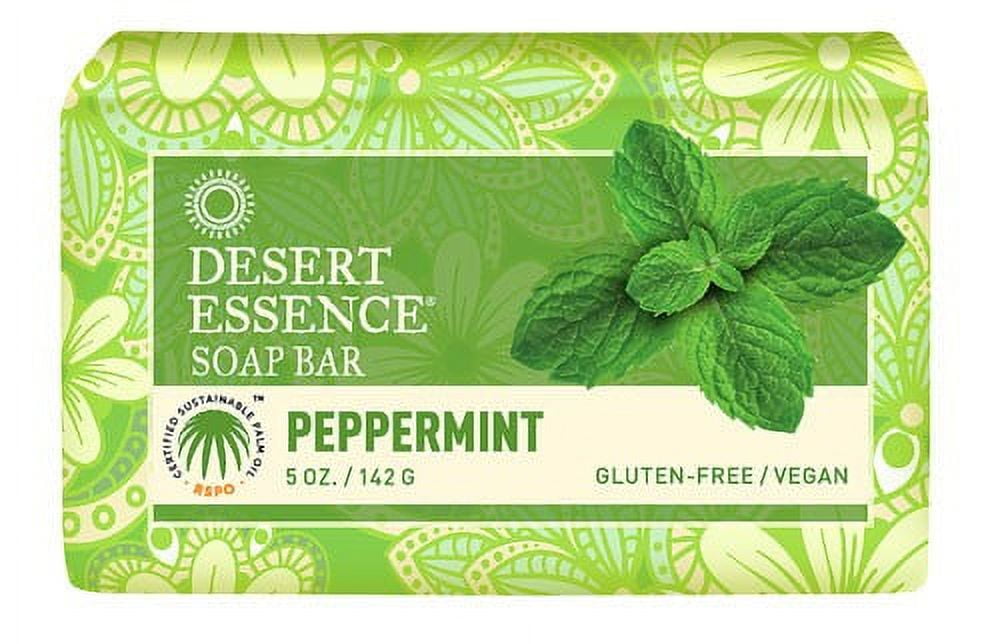 Desert Essence Peppermint Soap 5 oz Bar