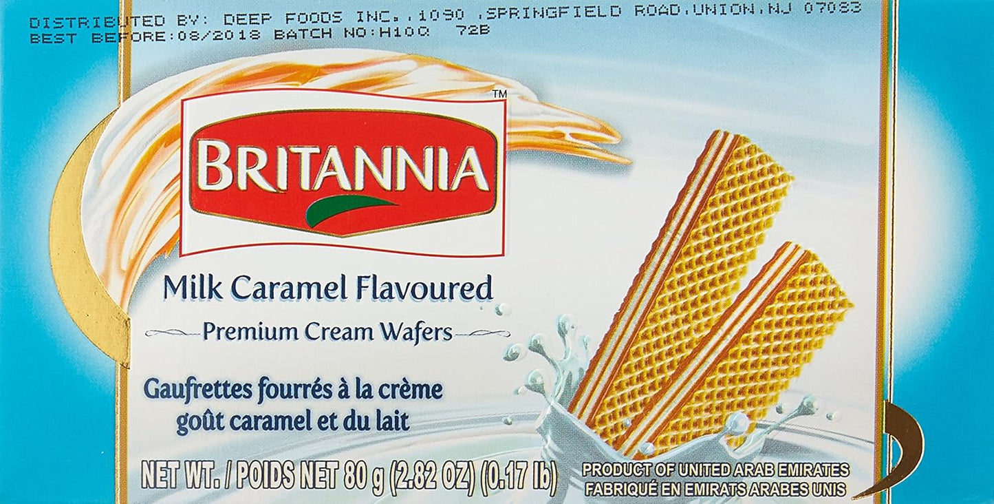 Wholesale Britanni Wafer Caramel 2.8 Oz- Bulk