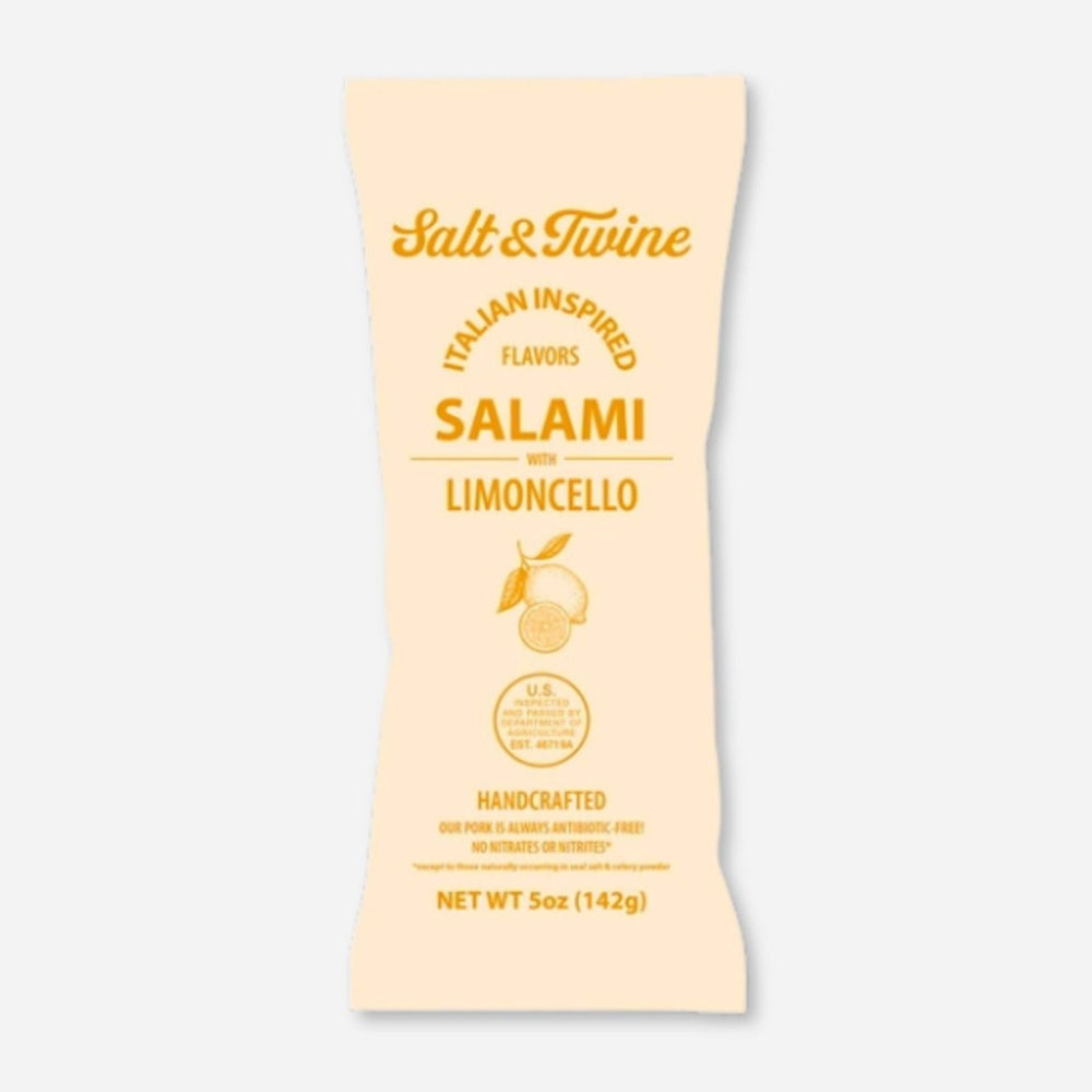 Wholesale Salt & Twine Limoncello Salami Chub 5 OZ- Bulk