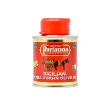Wholesale Partanna Sicilian Mini Tin Evoo 100 ML- Bulk
