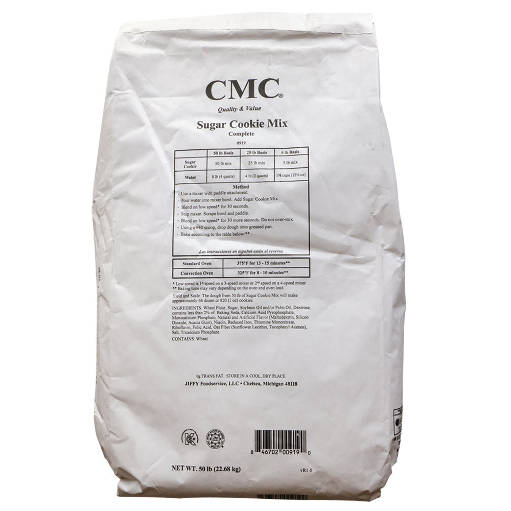 Wholesale Cmc 50Lb Sugar Cookie Mix | 50 lb-1ct Case Bulk