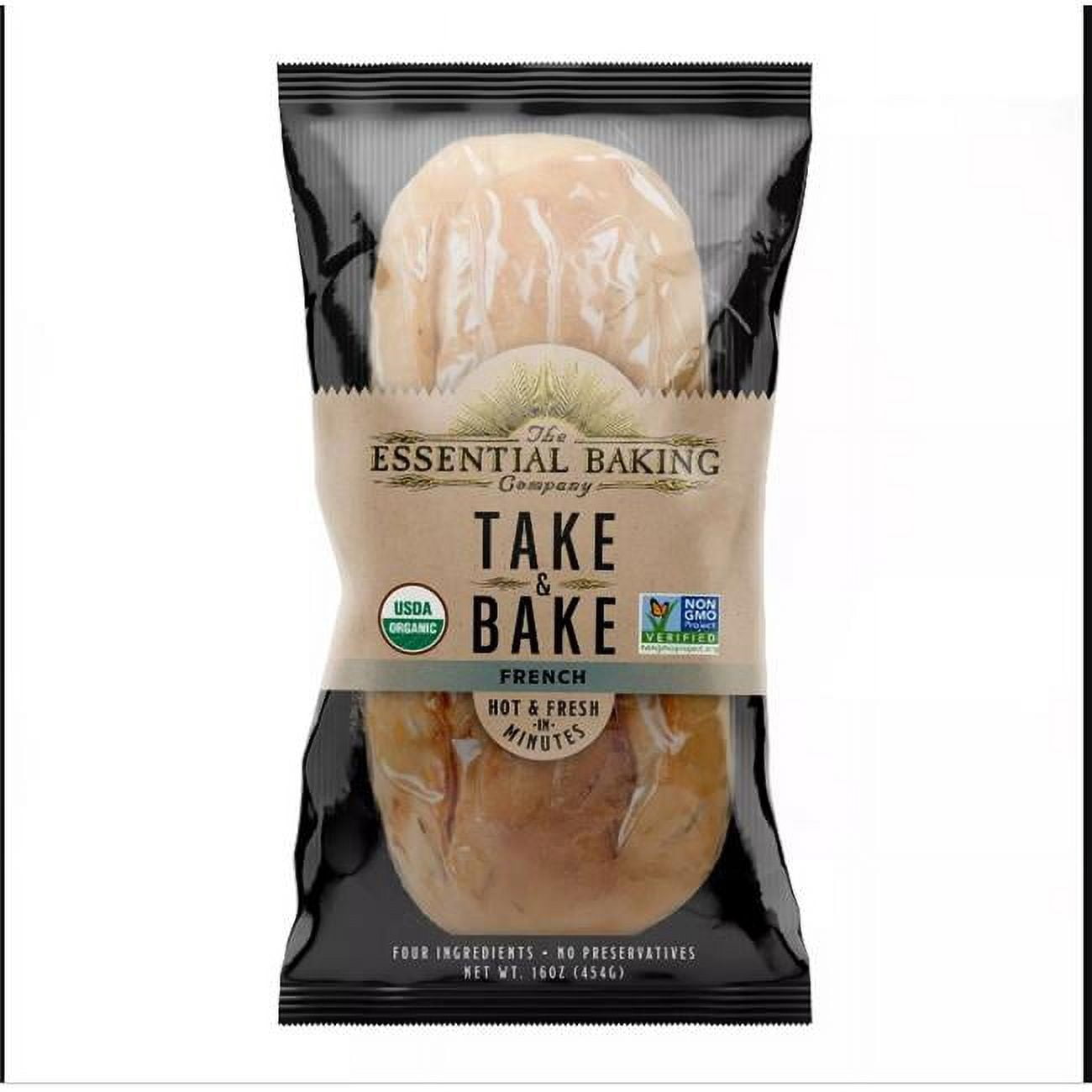 Essential Baking company Organic Take & Bake French Bread 16 oz Bag