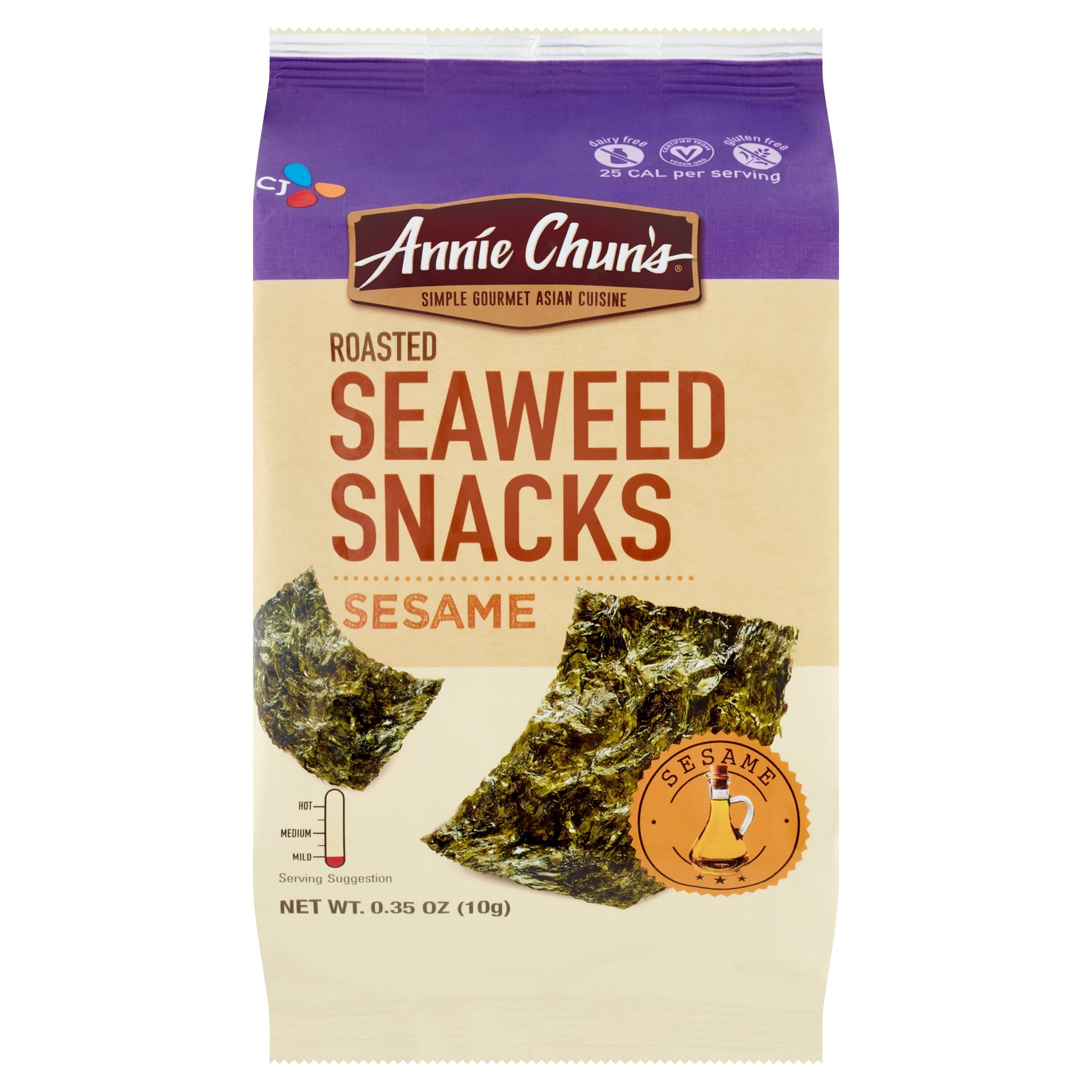 Annie Chun's Roasted Sesame Seaweed Snacks 0.35 oz Bag