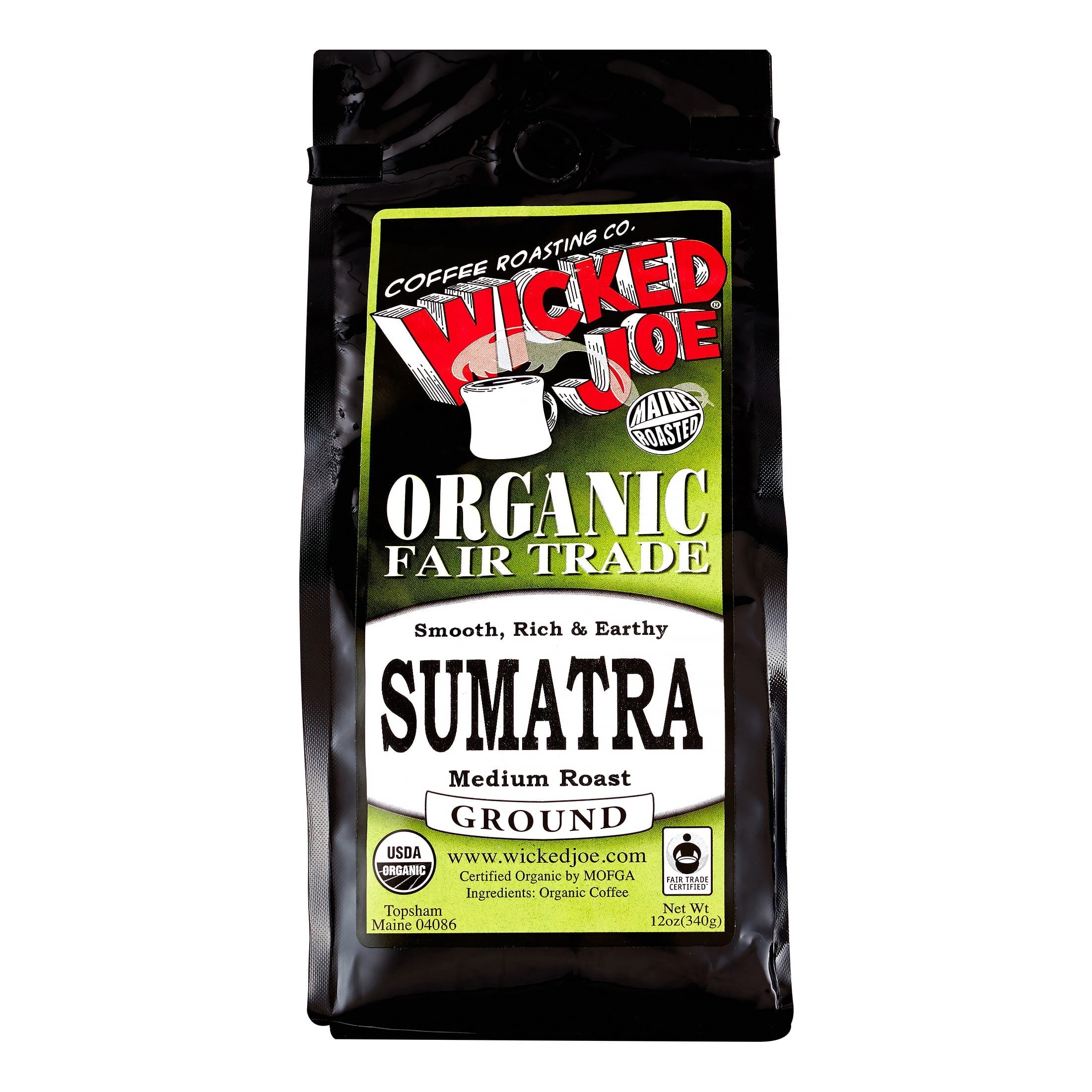 Wicked Joe Coffee Sumatra Ground 12 Oz