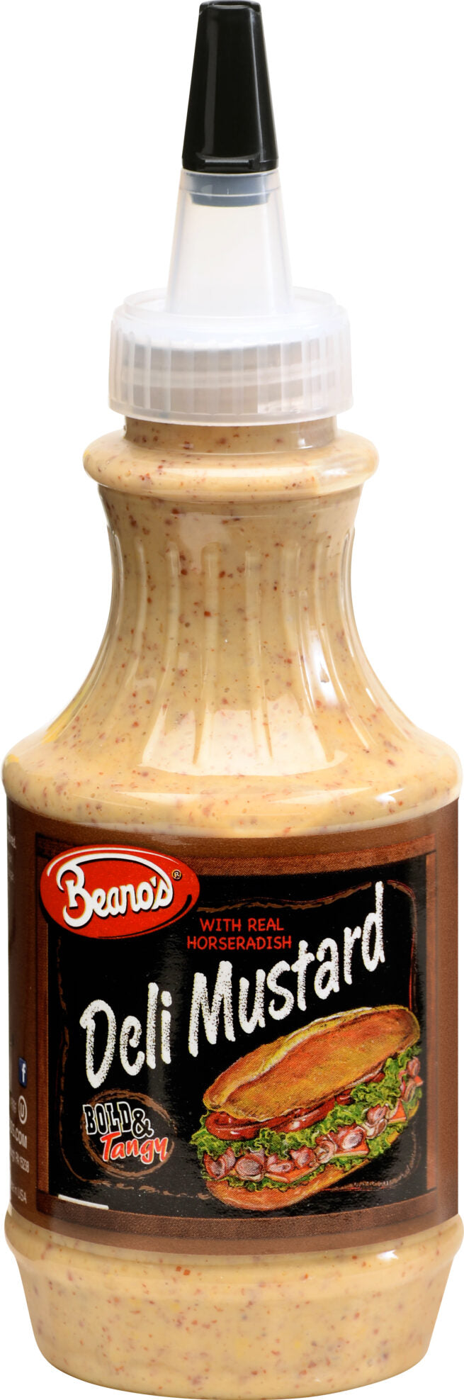 Wholesale Beano Deli Mustard Sauce 8 OZ- Bulk