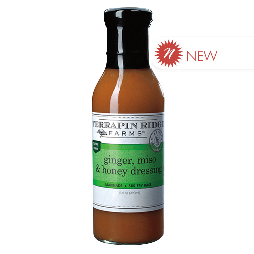 Wholesale Terrapin Ridge Ginger Miso And Honey Dressing 13 Oz Bottle *Fl Dc Only*- Bulk