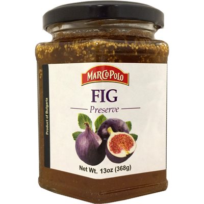 Wholesale Marco Polo Fig Preserves 13Oz Jar-12 Ct Case Bulk