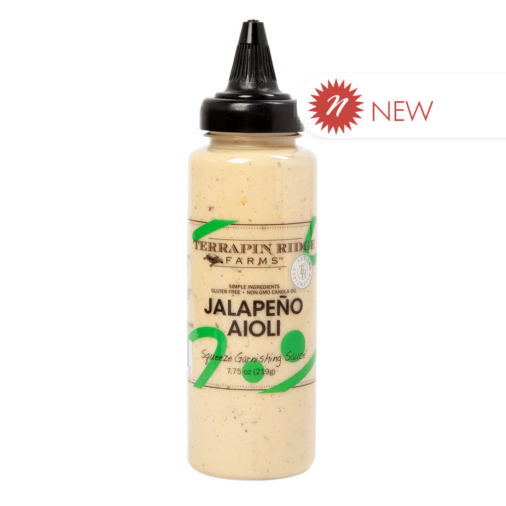 Wholesale Terrapin Jalapeno Aioli Garnish 7.75 Oz Squeeze Bottle *Fl Dc Only*- Bulk