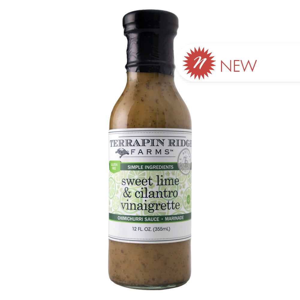 Wholesale Terrapin Ridge Sweet Lime & Cilantro Vinegar 10.5 Oz Bottle *Fl Dc Only*- Bulk
