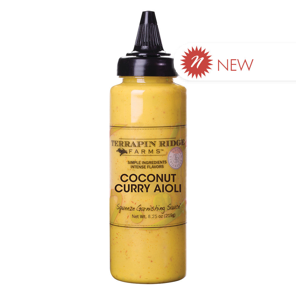 Wholesale Terrapin Ridge Coconut Curry Aioli Squeeze Bottle 7.75 Oz *Fl Dc Only*- Bulk