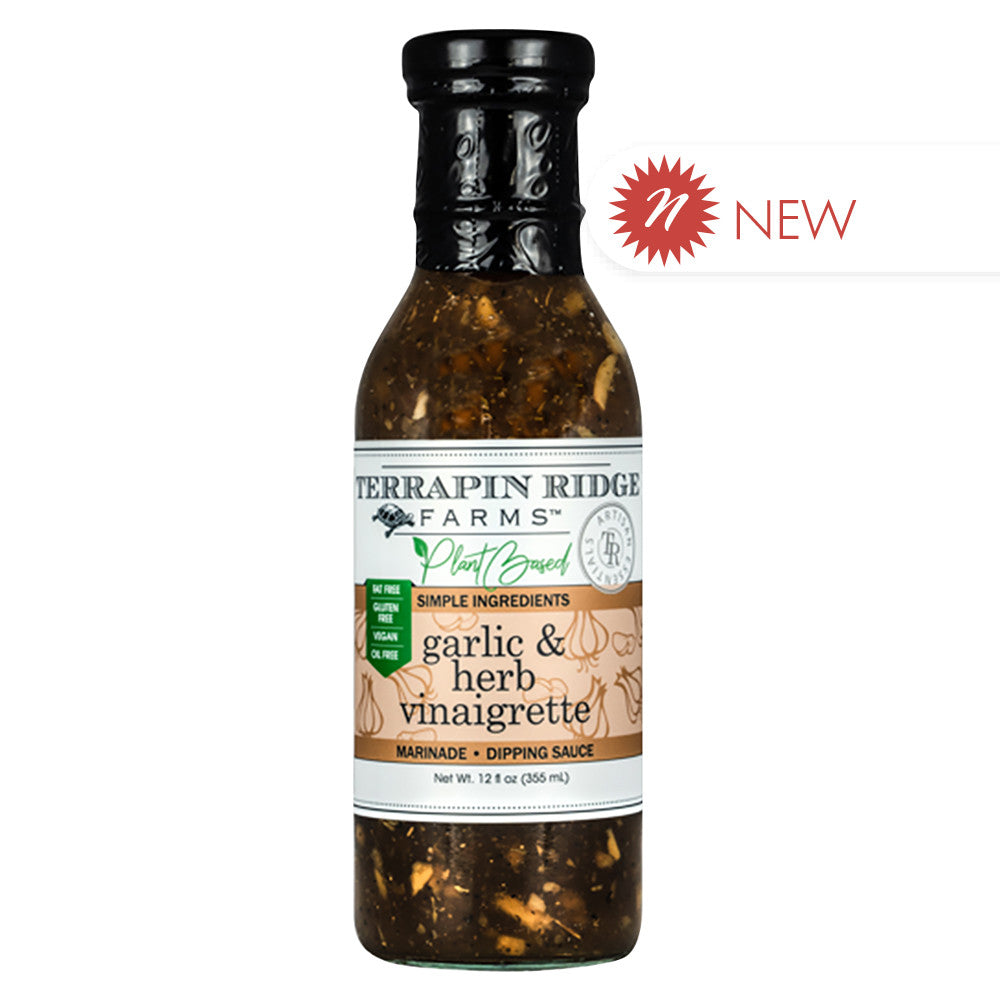 Wholesale Terrapin Ridge - Garlic And Herb Vinaigrette - 12Oz- Bulk