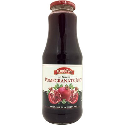 Wholesale Marco Polo Pomegranate Juice 1L(33.8Oz) Bottle- Bulk