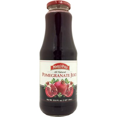 Wholesale Marco Polo Pomegranate Juice 1L(33.8Oz) Bottle-12 Ct Case Bulk