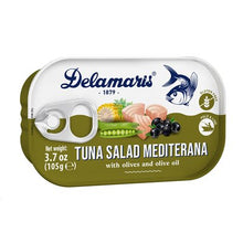 Wholesale Delamaris Mediterranea Tuna Salad 105G Tin- Bulk