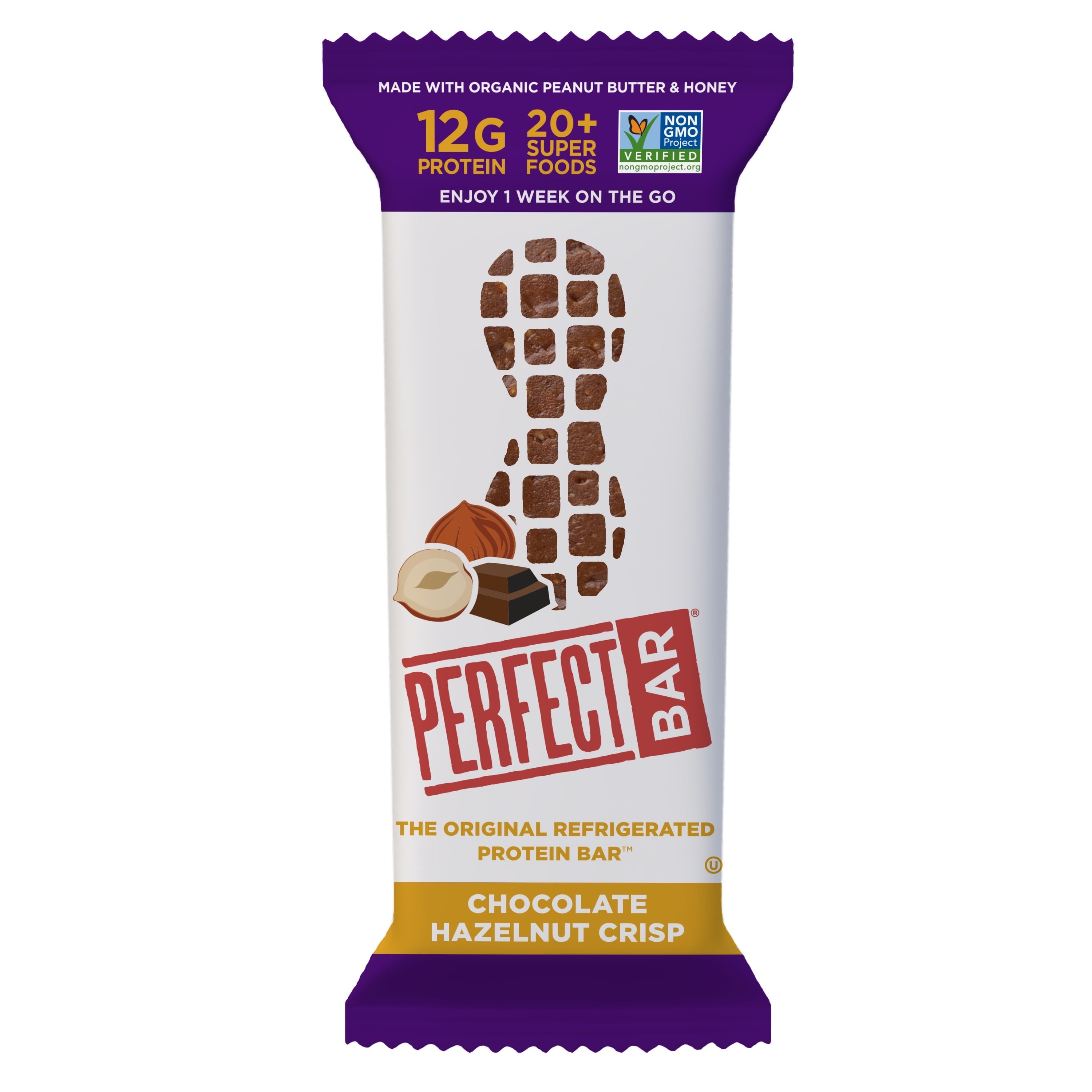 Perfect Foods Chocolate Hazelnut 2.2 oz Bar
