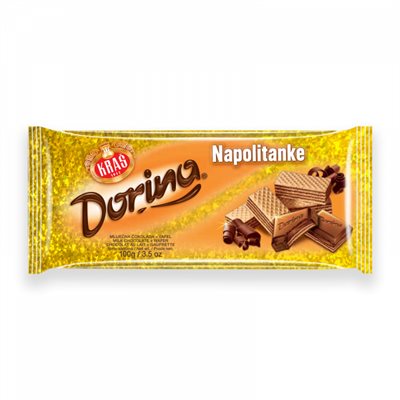 Kras Choc w/Napolitanke Wafers 100g