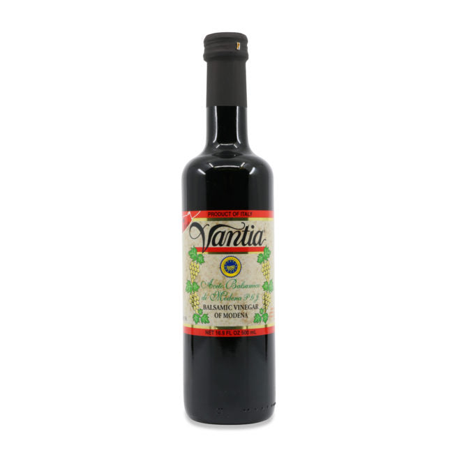 Wholesale Vantia Balsamic Vinegar of Modena - 1 Leaf 16.9 OZ-12 Ct Case Bulk