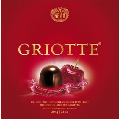 Kras Griotte ChocolateCovered Cherries 204G Box