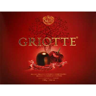 Kras Griotte ChocolateCovered Cherries 358G Box