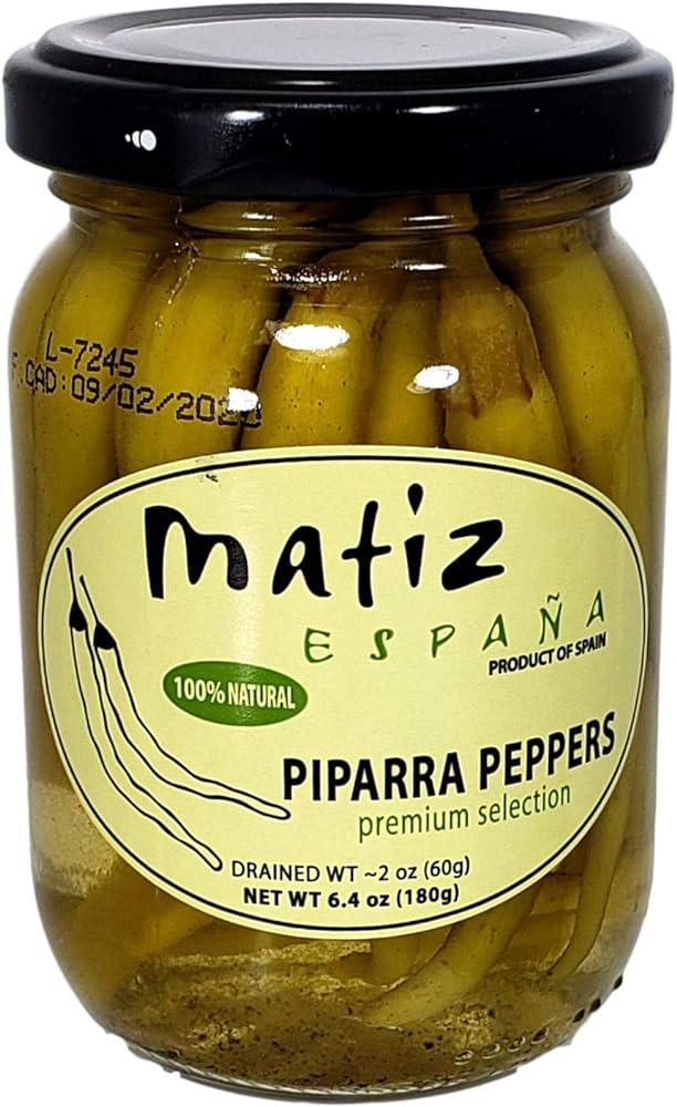 Matiz Piparras Basque Guindilla Peppers 6.4oz 15ct